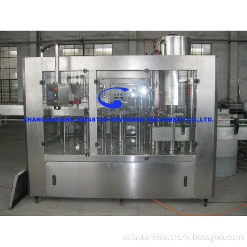Monobloc 3 in 1 PET bottled tea bottling machine